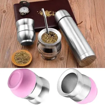 Yerba Mate Thermos 1000 ML Stainless Steel Flask Heat Insulated