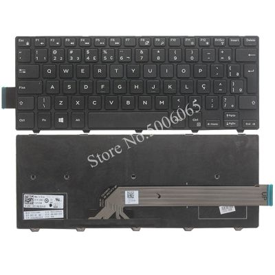 NEW Brazil Laptop Keyboard For DELL 14 3000 5000 14MR MD PD LR 3446 3447 3442 5442 5447 BR keyboard