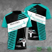 - T SHIRT[KiPgtoshop]   2023 New Large T shirt Petronas Formula 1 T shirt | Short Sleeve Petronas 3D Print T shirt (free nick name and logo)