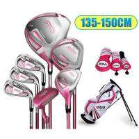 ชุดไม้กอล์ฟ PGM SEED BOY/GIRL GOLF with Bag Set 5 pcs สีชมพู (ส่วนสูง 120-135 cm.) JRTG005