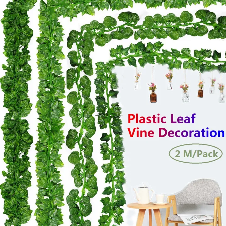 Artificial Ivy Leaf Climb Plants Home Flowers Decor Plastic Fake Foliage
