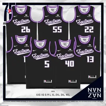 Nike Men's Sacramento Kings Keegan Murray #13 Purple T-Shirt, XL