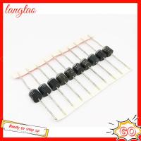 LANGTAO 50pcs 15SQ045 ไดโอด SCHOTTKY R-6 15A 45V ชิ้นส่วนวงจรเรียงกระแสไดโอด ไฟฟ้าโซลาร์เซลล์ สีดำสีดำ แกนไฟฟ้าแกน ขั้วต่อเชื่อมต่อ