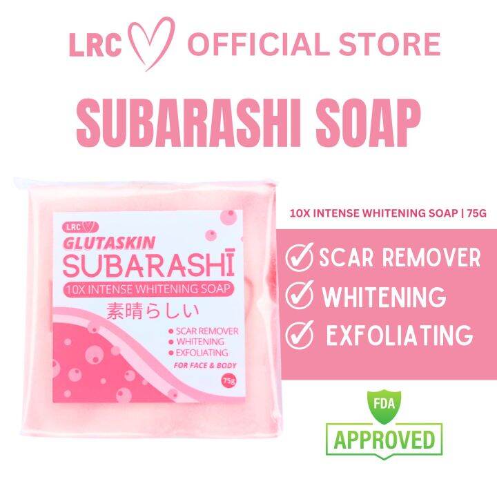 Lrc Lab Glutaskin Subarashi Soap 75g 10x Intense Whitening Soap