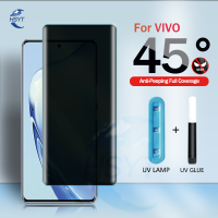 สำหรับ Vivo X90 X80 X60 X70 X50 Pro Pro + NEX 3 3S 5G IQOO 9 8 5 Pro ฟิล์มป้องกันป้องกันการแอบดูกระจกฟิล์มกระจก iPhone X พร้อม Privacy UV