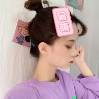 【ANNE】Cute and indifferent bangs stickers Velcro broken hair stickers bangs stickers text bangs stickers