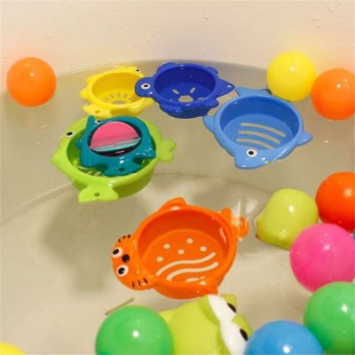SDRYHTDH Water Fun 6Pcs for Child Fish Animal Kid Toddler Educational Toys Animals Bath Toy Floating Toys Animal Tub Toys