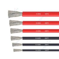 Silicone Cable Red Black Color Heat-resistant Electrical Wires 30/6 AWG Soft Flexible Hook Up Silicone Wire For RC vehicle lamp Wires Leads Adapters