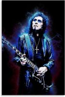 โปสเตอร์เพลงนักร้องโลหะหนักศิลปะ Tony Iommi Black Sabbath โปสเตอร์ห้องนั่งเล่นโปสเตอร์ภาพตกแต่งศิลปะบนผืนผ้าใบสำหรับติดกำแพงภาพวาดตกแต่งห้องนอน12x18inch30x45cm