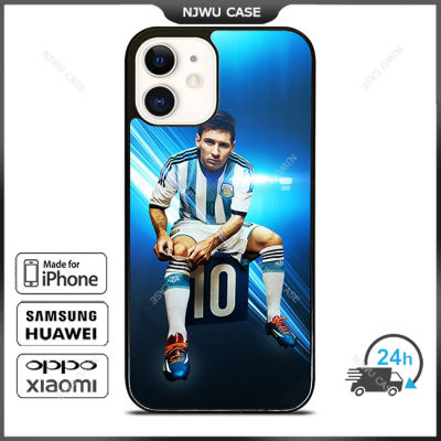 Messi Argentina National Phone Case for iPhone 14 Pro Max / iPhone 13 Pro Max / iPhone 12 Pro Max / XS Max / Samsung Galaxy Note 10 Plus / S22 Ultra / S21 Plus Anti-fall Protective Case Cover