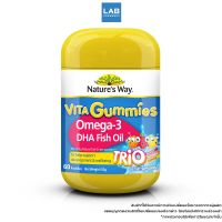 Nature’s Way Kids Smart Vita Gummies Omega 3 DHA Fish Oil Trio 60 เม็ด