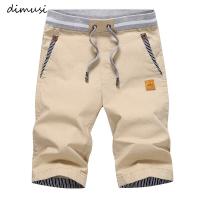 DIMUSI Summer Cargo Shorts Mens Casual Elastic Waist Cotton Beach Shorts Male Fashion Breathable Shorts homme Clothing 4XL,YA869