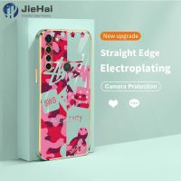 JieHai สำหรับ Motorola Moto G8 G8 Play G8 Power G8 Power Lite หรูหราสีชมพู Mickey DICE กันชนป้องกันโทรศัพท์ Case