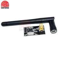 NRF24L01 Kit SMA Nirkabel Transceiver Modul Papan 8 Pin Receiver Transmitter Mikrokontroler 2.4GHz Antena Adaptor Soket