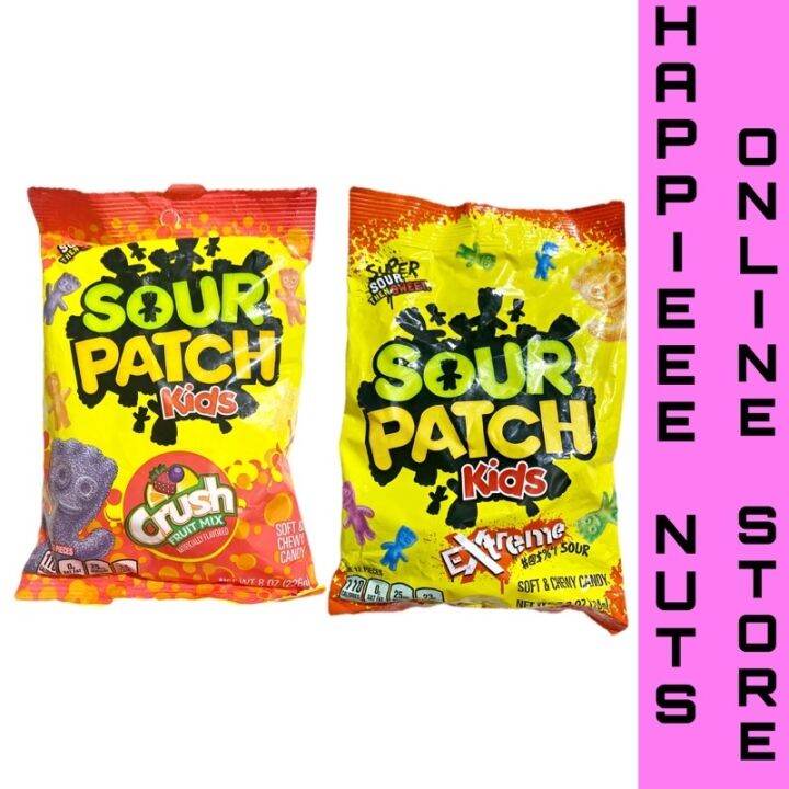 Sour Patch Kids Extreme crush Fruit Mix Soft Chewy Candy For Sharing