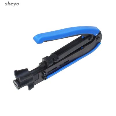 Carbon Steel Compression Wire Crimper Plier Crimping Tool For RG59 RG6 RG58 Cable F Coaxial Connectors Cable
