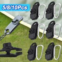 5 10PCS Tarpaulin Clip Tent Canopy Buckle Outdoor Wind Rope Tarp Clamps Reusable Awning Mountaineering Camping Accessories