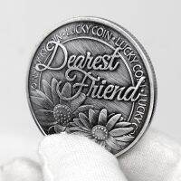 Good Luck And Blessing To Dearest Friend Love Silver Commemorative Coin Souvenir Gifts