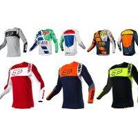CODAndrew Hearst FOX Racing Clothing Fleet Motorcycle Off-Road T-Shirt Car Quick-Drying Top Men Long-Sleeved Round Neck Fan Work Clothes Customized cycling