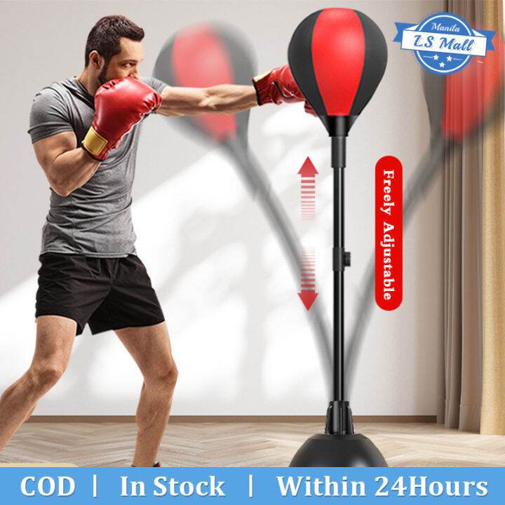 Boxing Speed Ball Adjustable Height Free Standing Boxing Reflex Bag for