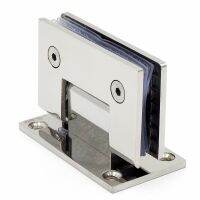 【CW】 Frameless Glass Door Hinge Degrees of Clamp Mirror Folding Clip Mail