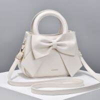 Autumn Hot Selling Womens Bags 2023 New All-match Sweet Handbag Bow Daily Texture Trend One-shoulder Messenger Bag Women