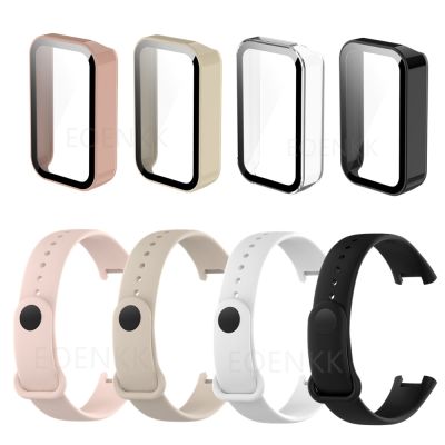Case For Redmi Smart Band Pro Screen Protector Cover Shell For Xiaomi Redmi Band Pro Strap Bracelet Silicone Watch Band Correas Cases Cases