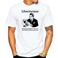 CafePress The Libertarian Plot White T-Shirt Cotton T-Shirt