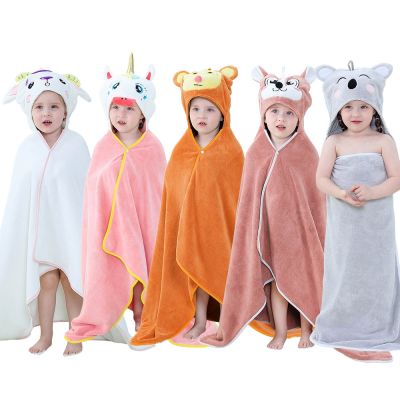 hotx 【cw】 70x120cm Toddler Kids Hooded Newborn Baby Bathrobe Blanket Warm Sleeping Swaddle Wrap for Infant Boys