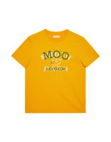 [MOO 1/21] Sunny T-shirt เสื้อยืดผู้ชาย คอกลม แขนสั้น สกรีนลาย ผ้ายืดฟอกสี