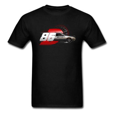 Akina Drift King T Shirt Men Initial D Tau Man Chi D Tshirt Racer Clothing 86 Black Tshirt Cotton Tee