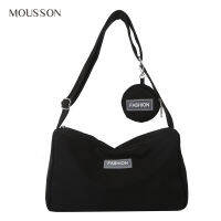 MOUSSON กระเป๋าผู้หญิงใหม่กระเป๋าสะพายไหล่แฟชั่นกระเป๋า Crossbody กระเป๋าสไตล์เกาหลีกระเป๋าถือขนาดใหญ่ลำลอง All-In-One กระเป๋าอ็อกซ์ฟอร์ดน้ำหนักเบา