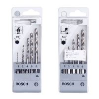 PROHOTMOTION ↹⊱Bosch ชุดดอกสว่านเจาะหกเหลี่ยม5อัน2-6mm ไขควงไฟฟ้าด้าม1/4สำหรับเครื่องเจาะไฟฟ้าเจาะดินเจาะรูกระดาษเจาะไม้ สุดราคาถูกสุด เครื่องเจาะดิน เครื่องเจาะดิน มีการรับประกัน เครื่องเจาะ