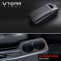 Vtear for Suzuki Jimny 2015-2021 armrest leather arm rest usb storage box car-styling center console automobile accessories interior auto