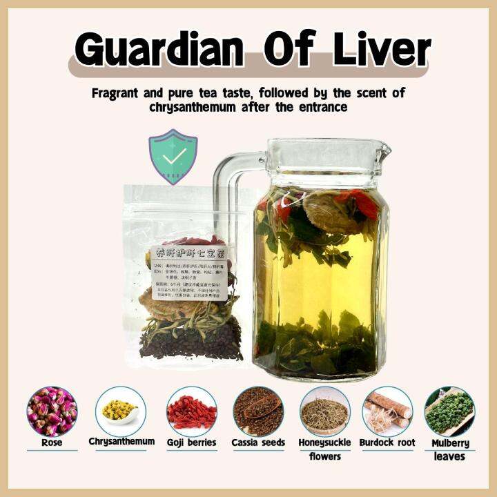 Liver Nourishing Treasure Tea Pack Clearing Heat Good For liver And