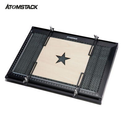 【ร้อน / ซีโอดี】KKmoon ATOMSTACK La-Ser Engraver Honeycomb Working Table All-Metal Structure Steel Panel Board Platform With Measurement For CO2/ไดโอด/ไฟเบอร์ La-Ser เครื่องแกะสลักทำความสะอาดตัด380X284พื้นที่ทำงาน Fast Heat Dissipation Table-ปกป้องปกป้อง
