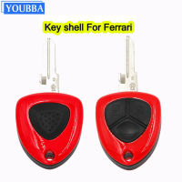 YOUBBA 13ปุ่มเจียระไนใบมีดเปล่าสมาร์ทฝาครอบกุญแจรีโมทกรณีเปลี่ยน Fob Shell สำหรับ Ferrari 458 F430 612