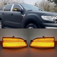 สัญญาณไฟกระจกหลังแบบไดนามิก LED เทอร์โบสำหรับรถฟอร์ด Wildtrak T6 Raptor Everest ไฟแสดงสถานะไฟกระพริบด้านข้าง