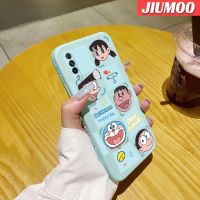 เคส JIUMOO สำหรับ OPPO A31 2020เคส A8แฟชั่นเพื่อนรักนิ่มบางเคสมือถือด้านข้างลายเคสขอบสี่เหลี่ยมซิลิโคนเคสป้องกันการกระแทก