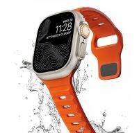 yiqtft Ultra Soft Silicone Watchband For Apple Watch Breathable And Sporty Style Iwatch Strap