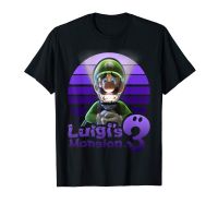 Luigi S Mansion 3 Luigi สีม่วง Portrait เสื้อยืด S-5XL