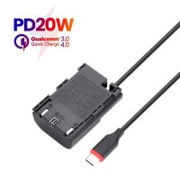 Type USB C TO LP-E6N Dummy Battery DC Power AC Adapter For Canon EOS 5D 6D 7D Mark II III IV 5DS R WFT-E7 Camera Charger