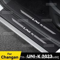 hyf✉☜ CHANGAN UNI-K 2023 unik Car Door Sill Scuff Plate Pedal Carbon Protector Sticker Accessories