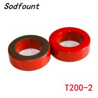 T200 Iron Powder Cores T200-2 ODxIDxHT 51x32x14 mm 12nH/N2 10uo Iron dust core Ferrite Toroid Core Coating Red gray AG