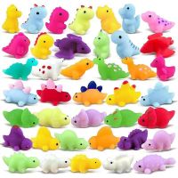 【LZ】┋  10Pcs Mochi Squishy Dinosaur Kawaii Stuff Squeeze Stress Toys Party Favors Kids Boys Girls Juguetes Antiestrés Para Niños