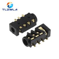 10Pcs Pj-393 Gold-Plated 383 Eight-Foot 7 Foot  Section4 Smd 7Pin 3.5Mm Headphone Jack Audio Jack