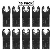 10Pcs Power Oscillating Tool Blades 34Mm Metal Wood Oscillating Multitool Kit Multi Tool