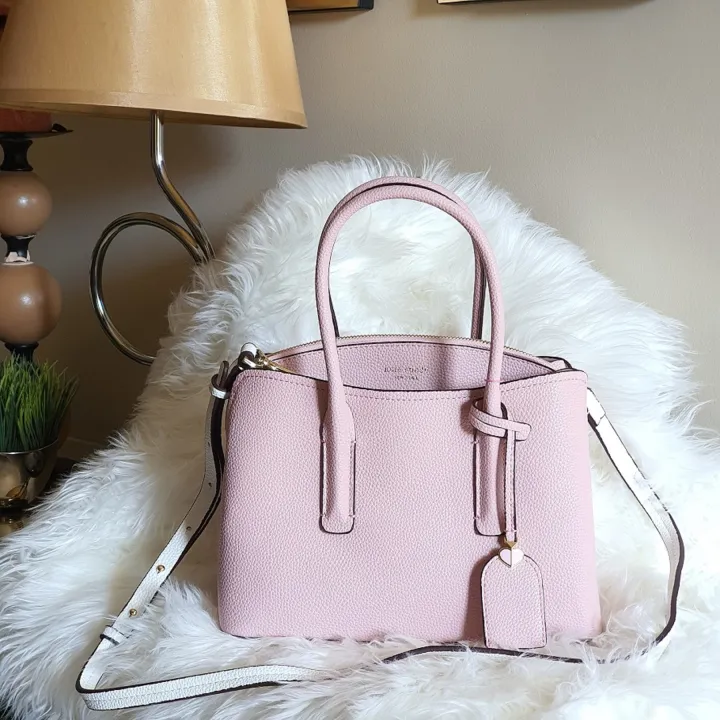 Kate Spade New York Ladies Satchel Margaux Leather Crossbody Bag - Light  Pink | Lazada PH