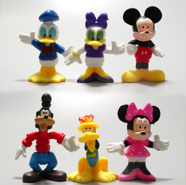 (M'sia Stock) Mickey Anime Solid Figure Playset Suitable for Cake ...