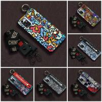 cover Cute Phone Case For ZTE Balde A72 5G Waterproof cartoon Graffiti Fashion Design Kickstand armor case Wristband